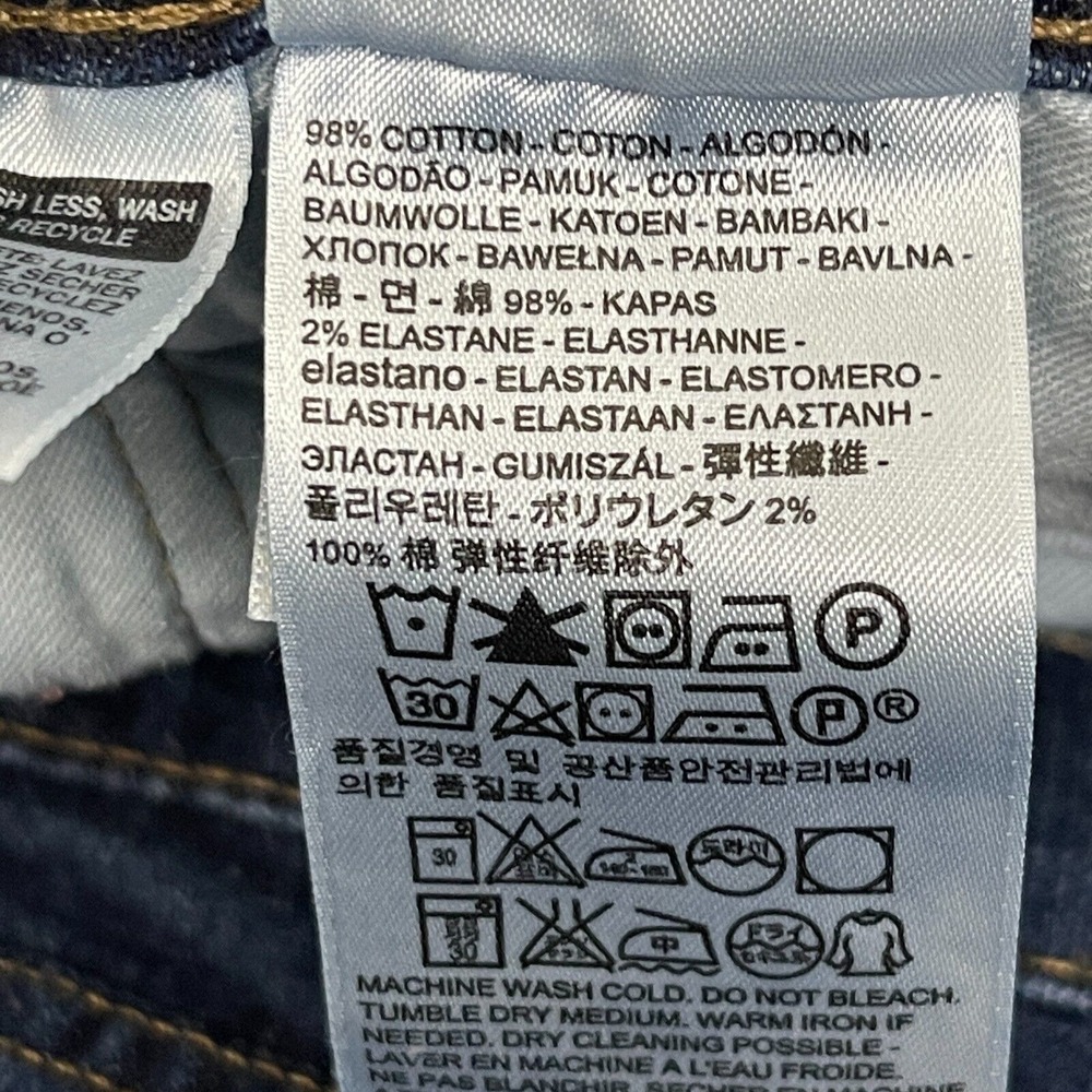 Levis 505‎ Regular Straight 40x30 Cotton Blend Medium Wash Denim Blue Jeans Zip - Picture 4 of 9